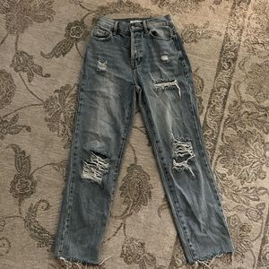 Pacsun High Rise Straight Jeans